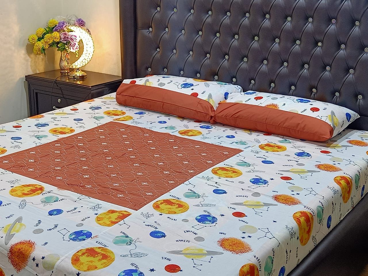 Patch Work Cotton Bedsheet