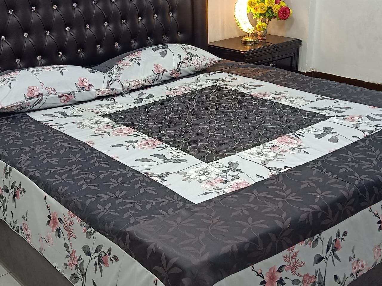 Patch Work Cotton Bedsheet